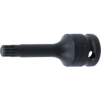 BGS 5482-M9 Kraft-Bit-Einsatz | Länge 75 mm | Antrieb Innenvierkant 12,5 mm (1/2") | Innenvielzahn (für XZN) M9