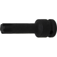 BGS 5483-M14 Kraft-Bit-Einsatz | Länge 75 mm | Antrieb Innenvierkant 12,5 mm (1/2") | Keil-Profil (für RIBE) M14