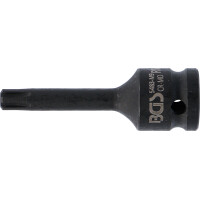 BGS 5483-M9 Kraft-Bit-Einsatz | Länge 75 mm | Antrieb Innenvierkant 12,5 mm (1/2") | Keil-Profil (für RIBE) M9