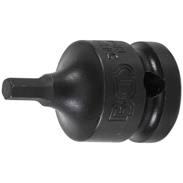 BGS 5485-5 Kraft-Bit-Einsatz | Länge 42 mm | Antrieb Innenvierkant 12,5 mm (1/2") | Innensechskant 5 mm