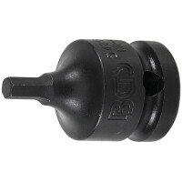 BGS 5485-5 Kraft-Bit-Einsatz | Länge 42 mm | Antrieb Innenvierkant 12,5 mm (1/2") | Innensechskant 5 mm