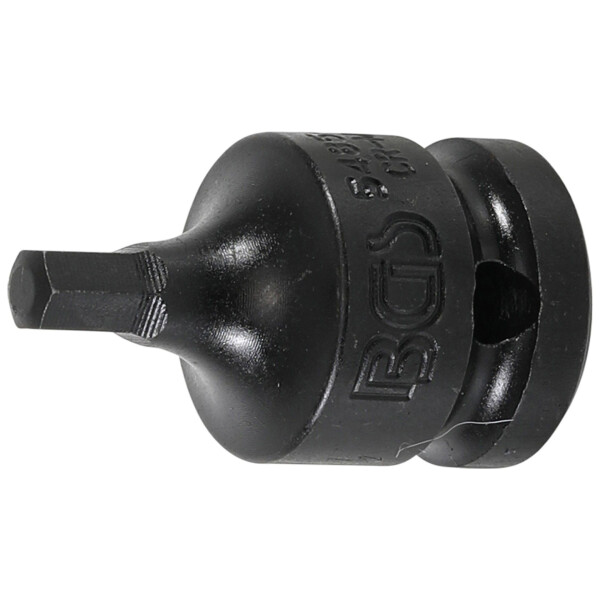 BGS 5485-6 Kraft-Bit-Einsatz | Länge 42 mm | Antrieb Innenvierkant 12,5 mm (1/2") | Innensechskant 6 mm