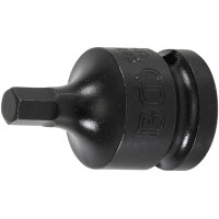 BGS 5485-7 Kraft-Bit-Einsatz | Länge 42 mm | Antrieb Innenvierkant 12,5 mm (1/2") | Innensechskant 7 mm