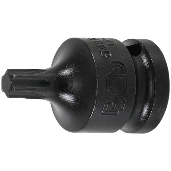 BGS 5486-T45 Kraft-Bit-Einsatz | Länge 42 mm | Antrieb Innenvierkant 12,5 mm (1/2") | T-Profil (für Torx) T45