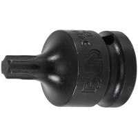 BGS 5486-T45 Kraft-Bit-Einsatz | Länge 42 mm | Antrieb Innenvierkant 12,5 mm (1/2") | T-Profil (für Torx) T45
