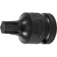 BGS 5486-T55 Kraft-Bit-Einsatz | Länge 42 mm | Antrieb Innenvierkant 12,5 mm (1/2") | T-Profil (für Torx) T55