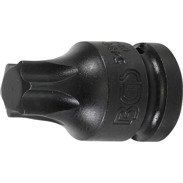 BGS 5486-T70 Kraft-Bit-Einsatz | Länge 42 mm | Antrieb Innenvierkant 12,5 mm (1/2") | T-Profil (für Torx) T70