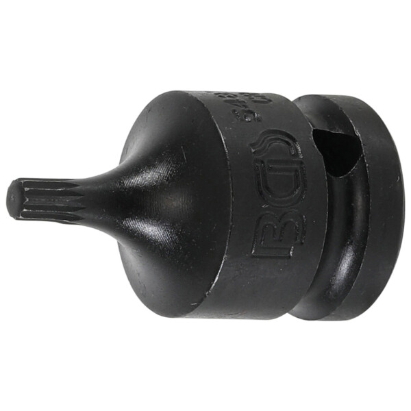 BGS 5487-M5 Kraft-Bit-Einsatz | Länge 43 mm | Antrieb Innenvierkant 12,5 mm (1/2") | Innenvielzahn (für XZN) M5