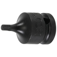 BGS 5487-M5 Kraft-Bit-Einsatz | Länge 43 mm | Antrieb Innenvierkant 12,5 mm (1/2") | Innenvielzahn (für XZN) M5