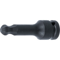 BGS 5488-12 Kraft-Bit-Einsatz | Länge 75 mm | Antrieb Innenvierkant 12,5 mm (1/2") | Innensechskant mit Kugelkopf 12 mm