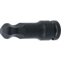 BGS 5488-17 Kraft-Bit-Einsatz | Länge 75 mm | Antrieb Innenvierkant 12,5 mm (1/2") | Innensechskant mit Kugelkopf 17 mm
