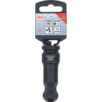 BGS 5488-19 Kraft-Bit-Einsatz | Länge 75 mm | Antrieb Innenvierkant 12,5 mm (1/2") | Innensechskant mit Kugelkopf 19 mm
