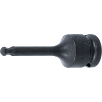 BGS 5488-6 Kraft-Bit-Einsatz | Länge 75 mm | Antrieb Innenvierkant 12,5 mm (1/2") | Innensechskant mit Kugelkopf 6 mm