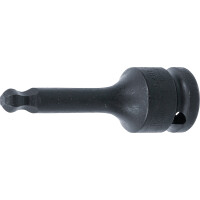 BGS 5488-8 Kraft-Bit-Einsatz | Länge 75 mm | Antrieb Innenvierkant 12,5 mm (1/2") | Innensechskant mit Kugelkopf 8 mm