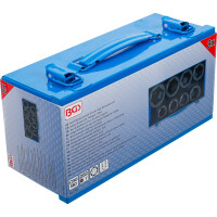BGS 5500 Kraft-Steckschlüssel-Einsatz-Satz Sechskant, tief | Antrieb Innenvierkant 25 mm (1") | SW 27 - 50 mm | 8-tlg.