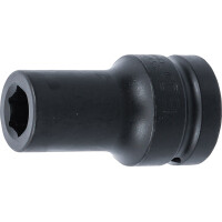 BGS 5500-19 Kraft-Steckschlüssel-Einsatz Sechskant, tief | Antrieb Innenvierkant 25 mm (1") | SW 19 mm
