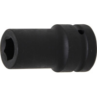 BGS 5500-21 Kraft-Steckschlüssel-Einsatz Sechskant, tief | Antrieb Innenvierkant 25 mm (1") | SW 21 mm