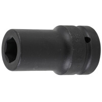 BGS 5500-22 Kraft-Steckschlüssel-Einsatz Sechskant, tief | Antrieb Innenvierkant 25 mm (1") | SW 22 mm
