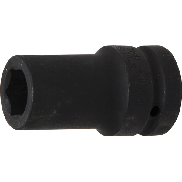 BGS 5500-24 Kraft-Steckschlüssel-Einsatz Sechskant, tief | Antrieb Innenvierkant 25 mm (1") | SW 24 mm