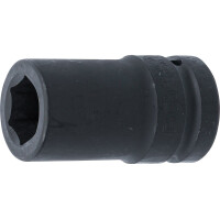 BGS 5500-27 Kraft-Steckschlüssel-Einsatz Sechskant, tief | Antrieb Innenvierkant 25 mm (1") | SW 27 mm