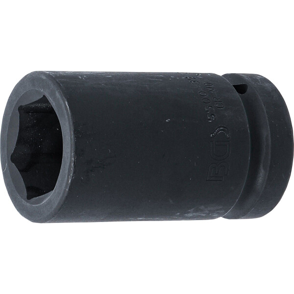 BGS 5500-32 Kraft-Steckschlüssel-Einsatz Sechskant, tief | Antrieb Innenvierkant 25 mm (1") | SW 32 mm