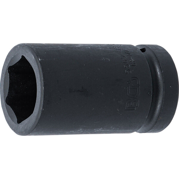 BGS 5500-33 Kraft-Steckschlüssel-Einsatz Sechskant, tief | Antrieb Innenvierkant 25 mm (1") | SW 33 mm