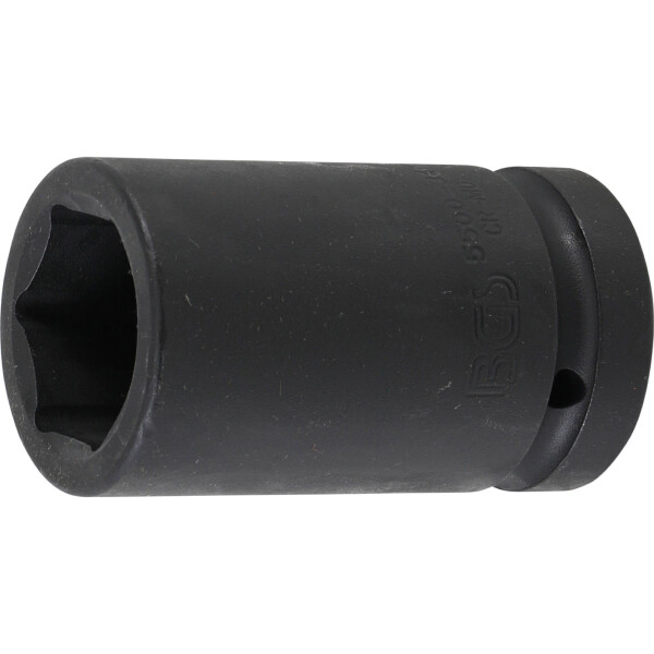BGS 5500-34 Kraft-Steckschlüssel-Einsatz Sechskant, tief | Antrieb Innenvierkant 25 mm (1") | SW 34 mm