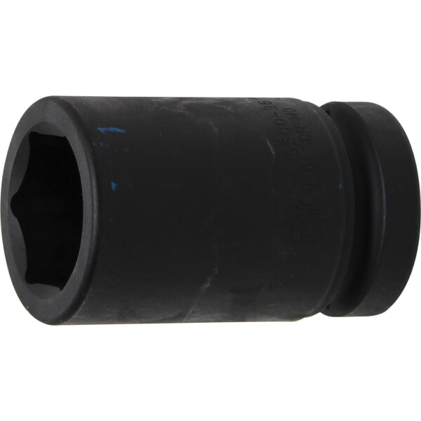 BGS 5500-36 Kraft-Steckschlüssel-Einsatz Sechskant, tief | Antrieb Innenvierkant 25 mm (1") | SW 36 mm