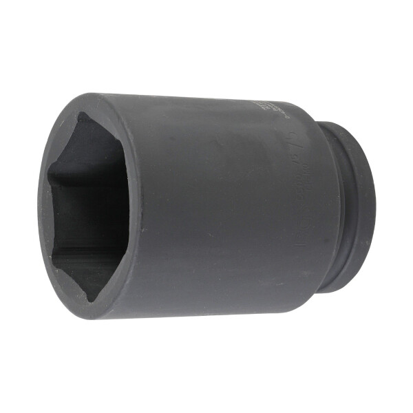 BGS 5500-75 Kraft-Steckschlüssel-Einsatz Sechskant, tief | Antrieb Innenvierkant 25 mm (1") | SW 75 mm