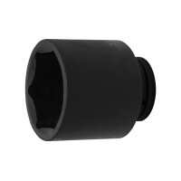 BGS 5500-95 Kraft-Steckschlüssel-Einsatz Sechskant, tief | Antrieb Innenvierkant 25 mm (1") | SW 95 mm