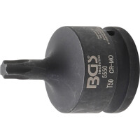 BGS 5550 Kraft-Bit-Einsatz | Länge 60 mm | Antrieb Innenvierkant 20 mm (3/4") | T-Profil (für Torx) T50