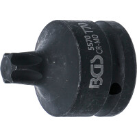 BGS 5570 Kraft-Bit-Einsatz | Länge 60 mm | Antrieb Innenvierkant 20 mm (3/4") | T-Profil (für Torx) T70
