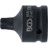 BGS 5570 Kraft-Bit-Einsatz | Länge 60 mm | Antrieb Innenvierkant 20 mm (3/4") | T-Profil (für Torx) T70