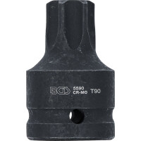 BGS 5590 Kraft-Bit-Einsatz | Länge 60 mm | Antrieb Innenvierkant 20 mm (3/4") | T-Profil (für Torx) T90