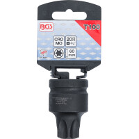 BGS 5600 Kraft-Bit-Einsatz | Länge 60 mm | Antrieb Innenvierkant 20 mm (3/4") | T-Profil (für Torx) T100