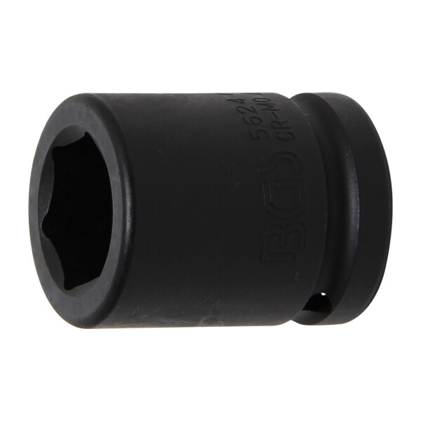 BGS 5624 Kraft-Steckschlüssel-Einsatz Sechskant | Antrieb Innenvierkant 20 mm (3/4") | SW 24 mm