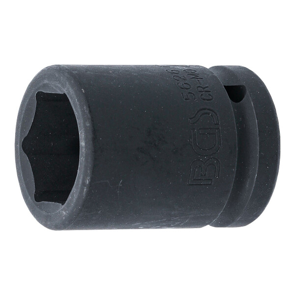 BGS 5626 Kraft-Steckschlüssel-Einsatz Sechskant | Antrieb Innenvierkant 20 mm (3/4") | SW 26 mm