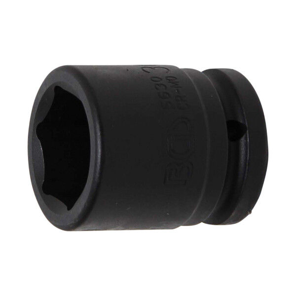 BGS 5630 Kraft-Steckschlüssel-Einsatz Sechskant | Antrieb Innenvierkant 20 mm (3/4") | SW 30 mm