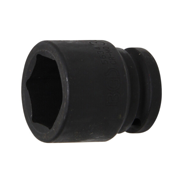 BGS 5634 Kraft-Steckschlüssel-Einsatz Sechskant | Antrieb Innenvierkant 20 mm (3/4") | SW 34 mm