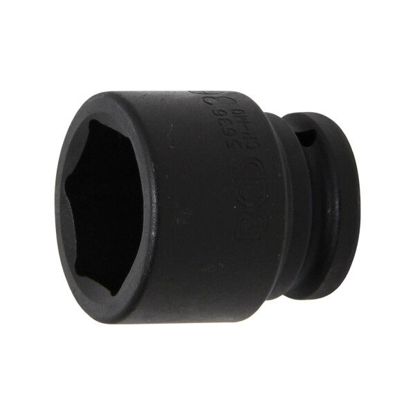 BGS 5636 Kraft-Steckschlüssel-Einsatz Sechskant | Antrieb Innenvierkant 20 mm (3/4") | SW 36 mm