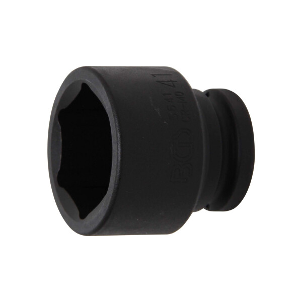 BGS 5641 Kraft-Steckschlüssel-Einsatz Sechskant | Antrieb Innenvierkant 20 mm (3/4") | SW 41 mm