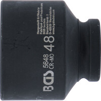 BGS 5648 Kraft-Steckschlüssel-Einsatz Sechskant | Antrieb Innenvierkant 20 mm (3/4") | SW 48 mm