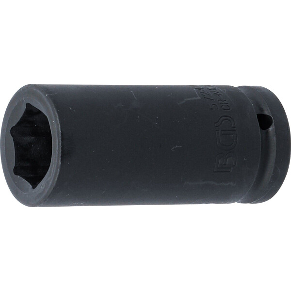 BGS 5724 Kraft-Steckschlüssel-Einsatz Sechskant, tief | Antrieb Innenvierkant 20 mm (3/4") | SW 24 mm
