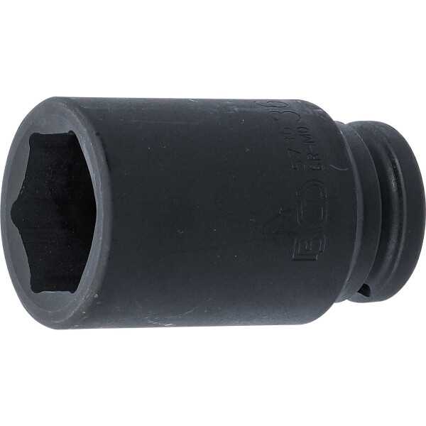 BGS 5736 Kraft-Steckschlüssel-Einsatz Sechskant, tief | Antrieb Innenvierkant 20 mm (3/4") | SW 36 mm