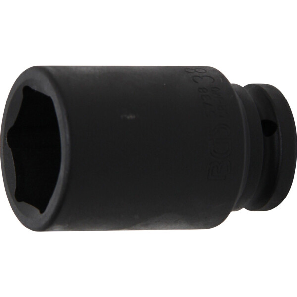 BGS 5738 Kraft-Steckschlüssel-Einsatz Sechskant, tief | Antrieb Innenvierkant 20 mm (3/4") | SW 38 mm
