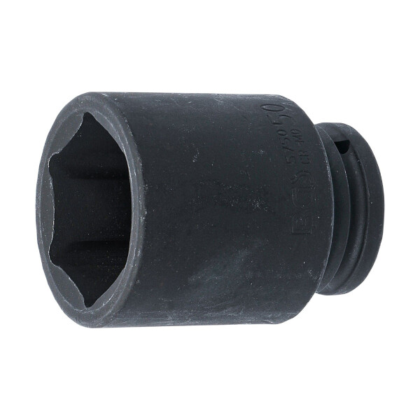 BGS 5750 Kraft-Steckschlüssel-Einsatz Sechskant, tief | Antrieb Innenvierkant 20 mm (3/4") | SW 50 mm