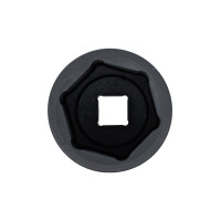 BGS 5755 Kraft-Steckschlüssel-Einsatz Sechskant, tief | Antrieb Innenvierkant 20 mm (3/4") | SW 55 mm