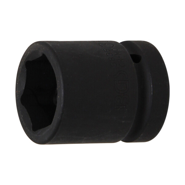 BGS 5835 Kraft-Steckschlüssel-Einsatz Sechskant | Antrieb Innenvierkant 25 mm (1") | SW 35 mm