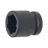 BGS 5839 Kraft-Steckschlüssel-Einsatz Sechskant | Antrieb Innenvierkant 25 mm (1") | SW 39 mm