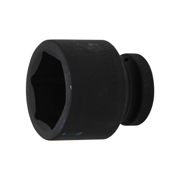 BGS 5850 Kraft-Steckschlüssel-Einsatz Sechskant | Antrieb Innenvierkant 25 mm (1") | SW 50 mm